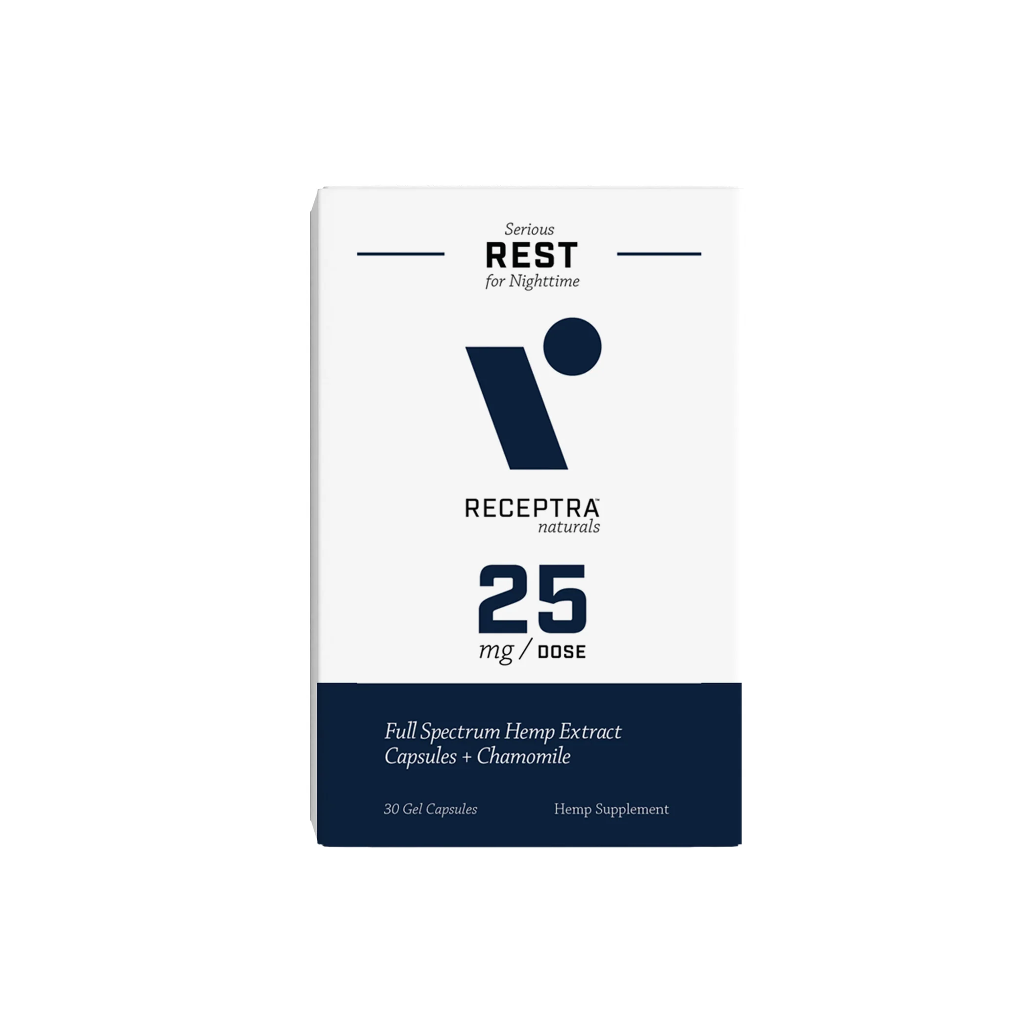 Rest CBD Capsules for Nighttime 25mg / 30ct - Image 3